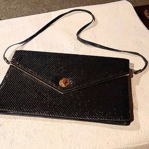 Stylish oversized glitter purse